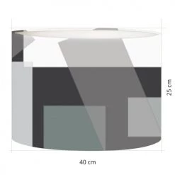 Abat-jours Lampadaires Abat-jour Art Deco Black T 40 X H 27 7 Abat-jours Lampadaires Abat-jour Art Deco Black T 40 X H 27 -Lampadaires || Lustres || Guirlandes et décorations lumineuses Soldes abat jour art deco black t 40 x h 27 2