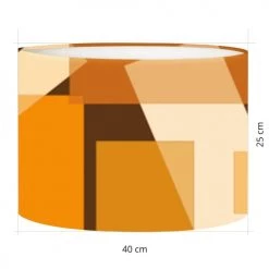 Abat-jours Lampadaires Abat-jour Art Deco Orange T 40 X H 27 7 Abat-jours Lampadaires Abat-jour Art Deco Orange T 40 X H 27 -Lampadaires || Lustres || Guirlandes et décorations lumineuses Soldes abat jour art deco orange t 40 x h 27 2