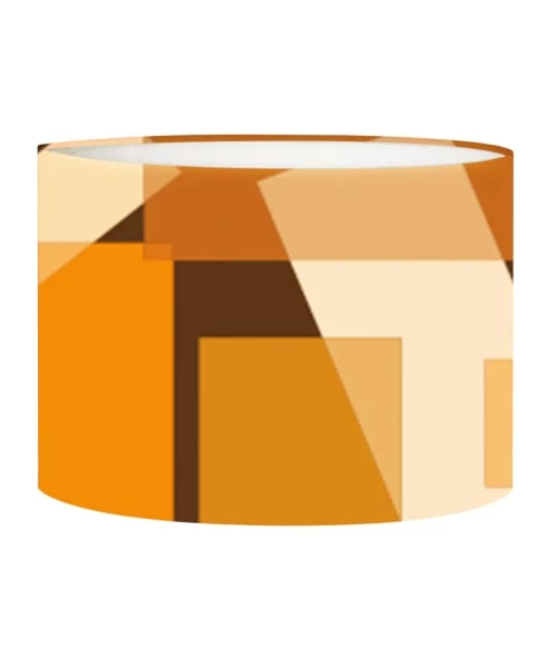 Abat-jours Lampadaires Abat-jour Art Deco Orange T 40 X H 27 3 Abat-jours Lampadaires Abat-jour Art Deco Orange T 40 X H 27