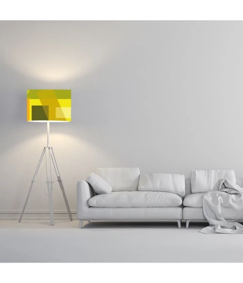 Abat-jours Lampadaires Abat-jour Art Deco Yellow T 40 X H 27 4 Abat-jours Lampadaires Abat-jour Art Deco Yellow T 40 X H 27 – Image 2