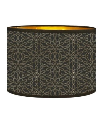 Abat-jours Lampadaires Abat-jour Lampadaire Doré Imprimé Noir Et Or Kiara T 40 X H 25 7 Abat-jours Lampadaires Abat-jour Lampadaire Doré Imprimé Noir Et Or Kiara T 40 X H 25 – Image 5