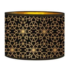 Abat-jours Lampadaires Abat-jour Lampadaire Doré Imprimé Noir Et Or Rosace T 40 X H 25 11 Abat-jours Lampadaires Abat-jour Lampadaire Doré Imprimé Noir Et Or Rosace T 40 X H 25 -Lampadaires || Lustres || Guirlandes et décorations lumineuses Soldes abat jour chevet dore imprime noir et or rosace t 25 x h 18