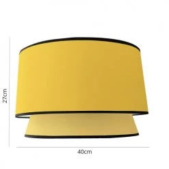 Abat-jours Lampadaires Abat-jour Cleo Jaune T 40 X H 27 7 Abat-jours Lampadaires Abat-jour Cleo Jaune T 40 X H 27 -Lampadaires || Lustres || Guirlandes et décorations lumineuses Soldes abat jour cleo jaune t 40 x h 27 2