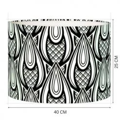 Abat-jours Lampadaires Abat-jour Lampadaire Atire T 40 X H 25 -Lampadaires || Lustres || Guirlandes et décorations lumineuses Soldes abat jour lampadaire atire t 40 x h 25 3