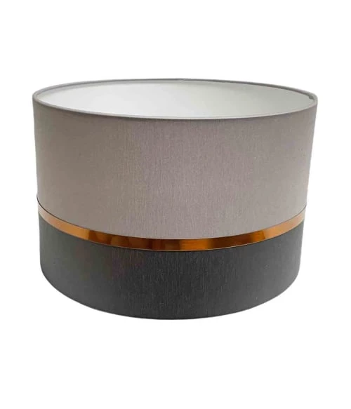 Abat-jours Lampadaires Abat-jour Lampadaire Bicolore Gris Foncé Et Gris Moyen T 45 X H 28 3 Abat-jours Lampadaires Abat-jour Lampadaire Bicolore Gris Foncé Et Gris Moyen T 45 X H 28