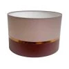 Abat-jours Lampadaires Abat-jour Lampadaire Bicolore Parme T 45 X H 28 -Lampadaires || Lustres || Guirlandes et décorations lumineuses Soldes abat jour lampadaire bicolore parme t 45 x h 28
