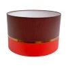 Abat-jours Lampadaires Abat-jour Lampadaire Bicolore Rouge Et Bordeaux Foncé T 45 X H 28 -Lampadaires || Lustres || Guirlandes et décorations lumineuses Soldes abat jour lampadaire bicolore rouge et bordeaux fonce t 45 x h 28