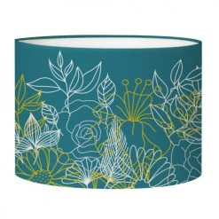 Abat-jours Lampadaires Abat-jour Lampadaire Bouquet Bleu Canard T 45 X H 25