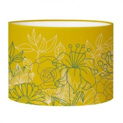 Abat-jours Lampadaires Abat-jour Lampadaire Bouquet Jaune Moutarde T 45 X H 25