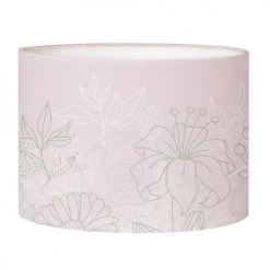 Abat-jours Lampadaires Abat-jour Lampadaire Bouquet Rose Poudré T 45 X H 25