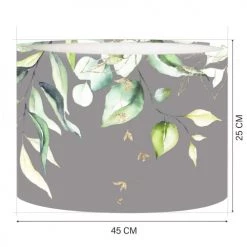 Abat-jours Lampadaires Abat-jour Lampadaire Branche Gris T 45 X H 25 10 Abat-jours Lampadaires Abat-jour Lampadaire Branche Gris T 45 X H 25 -Lampadaires || Lustres || Guirlandes et décorations lumineuses Soldes abat jour lampadaire branche gris t 45 x h 25 1