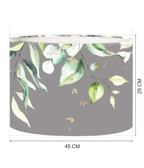 Abat-jours Lampadaires Abat-jour Lampadaire Branche Gris T 45 X H 25 5 Abat-jours Lampadaires Abat-jour Lampadaire Branche Gris T 45 X H 25 – Image 3