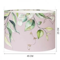 Abat-jours Lampadaires Abat-jour Lampadaire Branche Rose Poudré T 45 X H 25 -Lampadaires || Lustres || Guirlandes et décorations lumineuses Soldes abat jour lampadaire branche rose poudre t 45 x h 25 1