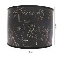 Abat-jours Lampadaires Abat-jour Lampadaire Cuivre Boho T 40 X H 25 -Lampadaires || Lustres || Guirlandes et décorations lumineuses Soldes abat jour lampadaire cuivre boho t 40 x h 25 3