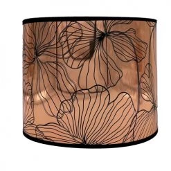 Abat-jours Lampadaires Abat-jour Lampadaire Cuivre Flora T 40 X H 25 -Lampadaires || Lustres || Guirlandes et décorations lumineuses Soldes abat jour lampadaire cuivre flora t 40 x h 25 2