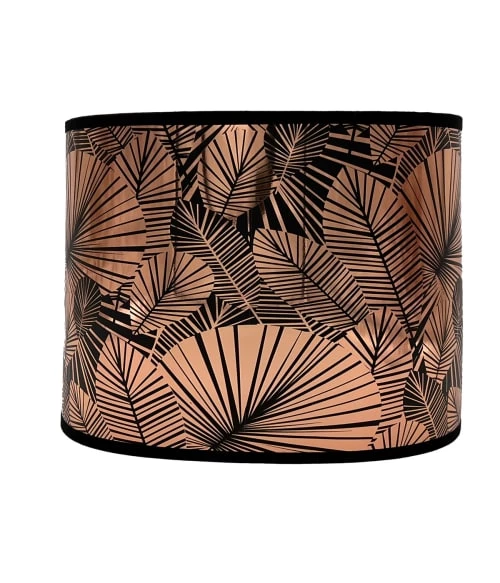Abat-jours Lampadaires Abat-jour Lampadaire Cuivre Palmier T 40 X H 25 5 Abat-jours Lampadaires Abat-jour Lampadaire Cuivre Palmier T 40 X H 25 – Image 3