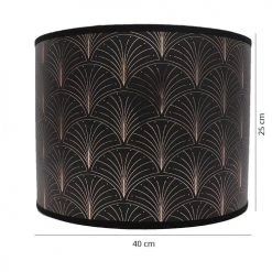 Abat-jours Lampadaires Abat-jour Lampadaire Cuivre Telio T 40 X H 25 -Lampadaires || Lustres || Guirlandes et décorations lumineuses Soldes abat jour lampadaire cuivre telio t 40 x h 25 3