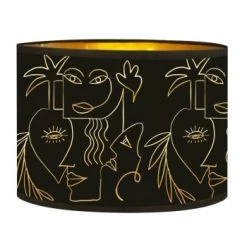 Abat-jours Lampadaires Abat-jour Lampadaire Doré Imprimé Noir Et Or Boho T 40 X H 25 10 Abat-jours Lampadaires Abat-jour Lampadaire Doré Imprimé Noir Et Or Boho T 40 X H 25 -Lampadaires || Lustres || Guirlandes et décorations lumineuses Soldes abat jour lampadaire dore imprime noir et or boho t 40 x h 25 3