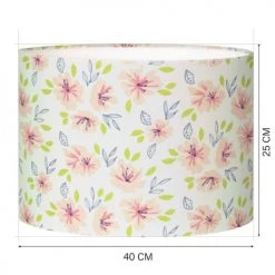 Abat-jours Lampadaires Abat-jour Lampadaire Edith T 40 X H 25 -Lampadaires || Lustres || Guirlandes et décorations lumineuses Soldes abat jour lampadaire edith t 40 x h 25 3