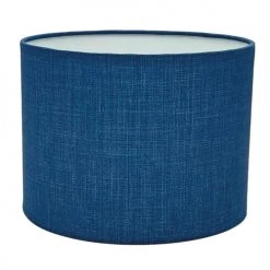 Abat-jours Lampadaires Abat-jour Lampadaire Effet Lin Bleu T 35 X H 20