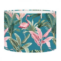 Abat-jours Lampadaires Abat-jour Lampadaire Flamand Bleu Canard T 45 X H 25