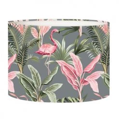 Abat-jours Lampadaires Abat-jour Lampadaire Flamand Gris T 45 X H 25