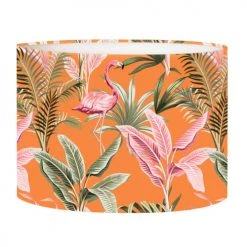 Abat-jours Lampadaires Abat-jour Lampadaire Flamand Mandarine T 45 X H 25