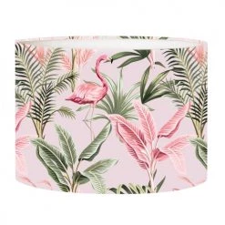 Abat-jours Lampadaires Abat-jour Lampadaire Flamand Rose Poudré T 45 X H 25