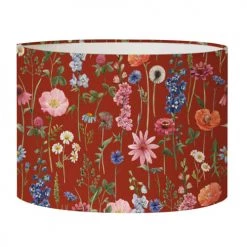 Abat-jours Lampadaires Abat-jour Lampadaire Fleur Rouge Acidulé T 45 X H 25