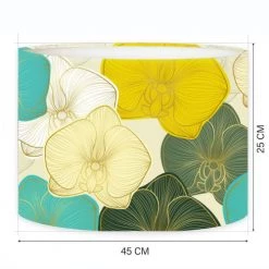 Abat-jours Lampadaires Abat-jour Lampadaire Floral Changpa T 45 X H 25 -Lampadaires || Lustres || Guirlandes et décorations lumineuses Soldes abat jour lampadaire floral changpa t 45 x h 25 3