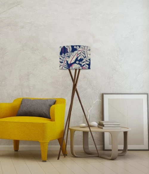 Abat-jours Lampadaires Abat-jour Lampadaire Floral Dharma T 45 X H 25 4 Abat-jours Lampadaires Abat-jour Lampadaire Floral Dharma T 45 X H 25 – Image 2