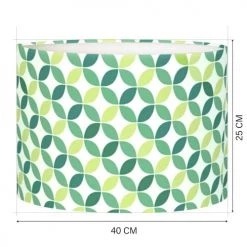 Abat-jours Lampadaires Abat-jour Lampadaire Fred T 40 X H 25 -Lampadaires || Lustres || Guirlandes et décorations lumineuses Soldes abat jour lampadaire fred t 40 x h 25 3