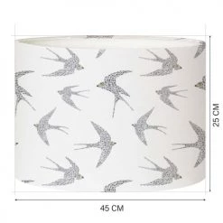 Abat-jours Lampadaires Abat-jour Lampadaire Hirondelle T 45 X H 25 -Lampadaires || Lustres || Guirlandes et décorations lumineuses Soldes abat jour lampadaire hirondelle t 45 x h 25 1