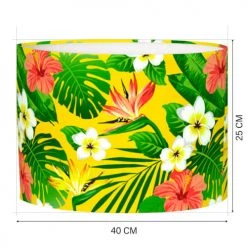 Abat-jours Lampadaires Abat-jour Lampadaire Ilona T 40 X H 25 -Lampadaires || Lustres || Guirlandes et décorations lumineuses Soldes abat jour lampadaire ilona t 40 x h 25 3