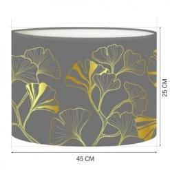 Abat-jours Lampadaires Abat-jour Lampadaire Iris Gris T 45 X H 25 10 Abat-jours Lampadaires Abat-jour Lampadaire Iris Gris T 45 X H 25 -Lampadaires || Lustres || Guirlandes et décorations lumineuses Soldes abat jour lampadaire iris gris t 45 x h 25 1