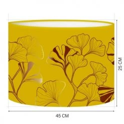 Abat-jours Lampadaires Abat-jour Lampadaire Iris Jaune Moutarde T 45 X H 25 -Lampadaires || Lustres || Guirlandes et décorations lumineuses Soldes abat jour lampadaire iris jaune moutarde t 45 x h 25 1