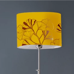 Abat-jours Lampadaires Abat-jour Lampadaire Iris Jaune Moutarde T 45 X H 25 -Lampadaires || Lustres || Guirlandes et décorations lumineuses Soldes abat jour lampadaire iris jaune moutarde t 45 x h 25 2