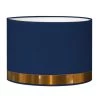 Abat-jours Lampadaires Abat-jour Lampadaire Jonc Bleu Et Cuivre T 45 X H 25 -Lampadaires || Lustres || Guirlandes et décorations lumineuses Soldes abat jour lampadaire jonc bleu et cuivre t 45 x h 25