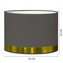 Abat-jours Lampadaires Abat-jour Lampadaire Jonc Gris Et Or T 45 X H 25 7 Abat-jours Lampadaires Abat-jour Lampadaire Jonc Gris Et Or T 45 X H 25 -Lampadaires || Lustres || Guirlandes et décorations lumineuses Soldes abat jour lampadaire jonc gris et or t 45 x h 25 2