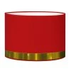 Abat-jours Lampadaires Abat-jour Lampadaire Jonc Rouge Et Or T 45 X H 25