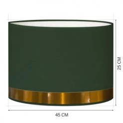 Abat-jours Lampadaires Abat-jour Lampadaire Jonc Vert Et Cuivre T 45 X H 25 -Lampadaires || Lustres || Guirlandes et décorations lumineuses Soldes abat jour lampadaire jonc vert et cuivre t 45 x h 25 2
