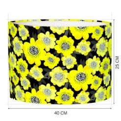 Abat-jours Lampadaires Abat-jour Lampadaire Joni T 40 X H 25 -Lampadaires || Lustres || Guirlandes et décorations lumineuses Soldes abat jour lampadaire joni t 40 x h 25 3