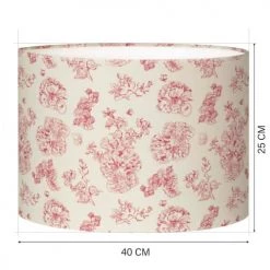 Abat-jours Lampadaires Abat-jour Lampadaire Juliette T 40 X H 25 9 Abat-jours Lampadaires Abat-jour Lampadaire Juliette T 40 X H 25 -Lampadaires || Lustres || Guirlandes et décorations lumineuses Soldes abat jour lampadaire juliette t 40 x h 25 3