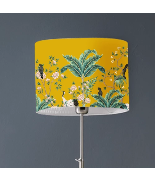 Abat-jours Lampadaires Abat-jour Lampadaire Jungle Jaune Moutarde T 45 X H 25 7 Abat-jours Lampadaires Abat-jour Lampadaire Jungle Jaune Moutarde T 45 X H 25 – Image 5