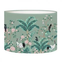 Abat-jours Lampadaires Abat-jour Lampadaire Jungle Vert Olive T 45 X H 25