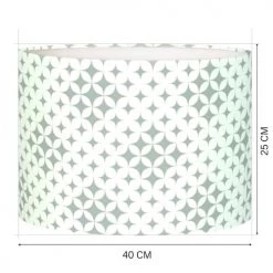 Abat-jours Lampadaires Abat-jour Lampadaire Kim T 40 X H 25 -Lampadaires || Lustres || Guirlandes et décorations lumineuses Soldes abat jour lampadaire kim t 40 x h 25 3