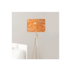 Abat-jours Lampadaires Abat-jour Lampadaire Oiseau Orange Acidulé T 45 X H 25 -Lampadaires || Lustres || Guirlandes et décorations lumineuses Soldes abat jour lampadaire oiseau orange acidule t 45 x h 25 2