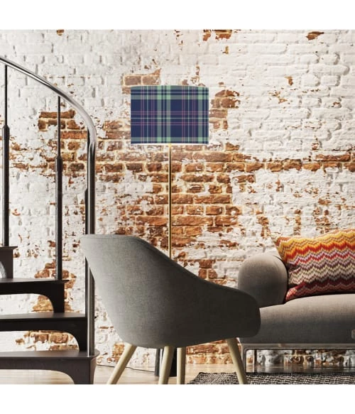 Abat-jours Lampadaires Abat-jour Lampadaire Tartan Anto T 40 X H 27 4 Abat-jours Lampadaires Abat-jour Lampadaire Tartan Anto T 40 X H 27 – Image 2