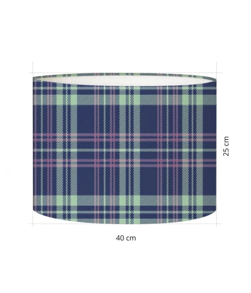 Abat-jours Lampadaires Abat-jour Lampadaire Tartan Anto T 40 X H 27 5 Abat-jours Lampadaires Abat-jour Lampadaire Tartan Anto T 40 X H 27 – Image 3