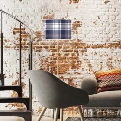 Abat-jours Lampadaires Abat-jour Lampadaire Tartan Cami T 40 X H 27 -Lampadaires || Lustres || Guirlandes et décorations lumineuses Soldes abat jour lampadaire tartan cami t 40 x h 27 1